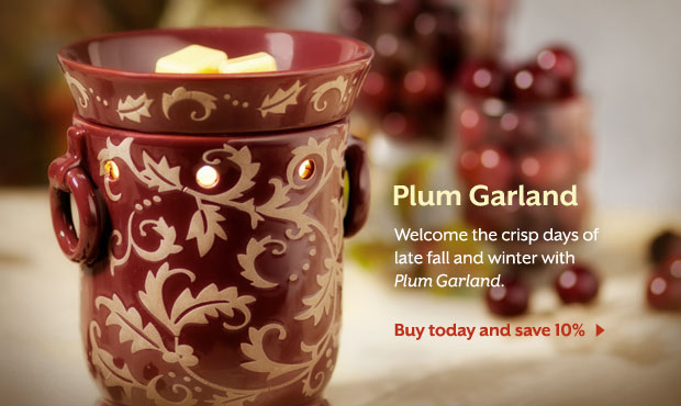 Plum Garland - Scentsy's November Candle Warmer of the Month